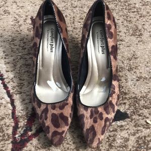 leopard heels shoes